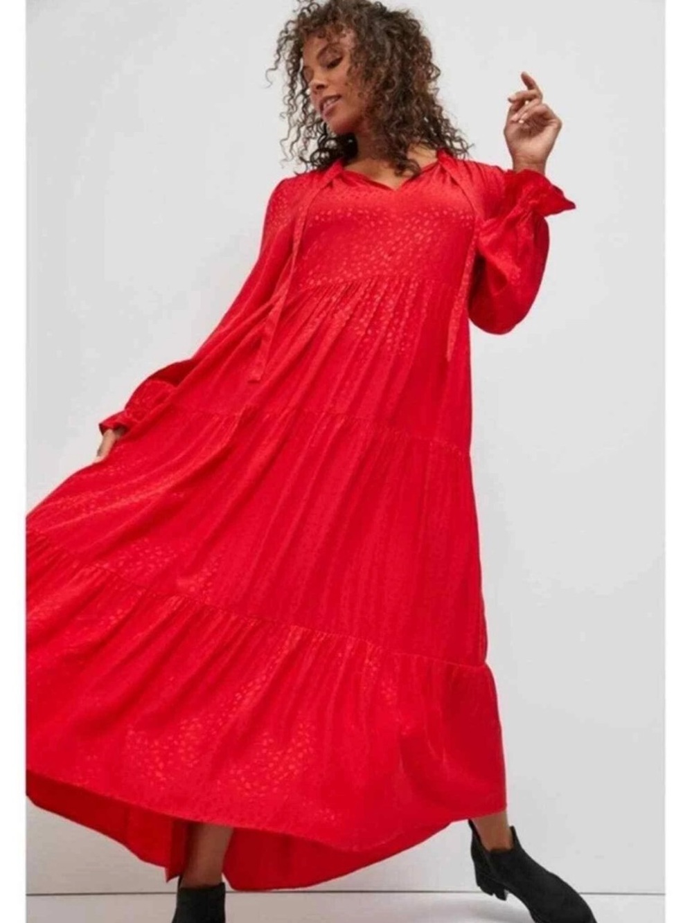 Maeve Anthropologie Wendy Tiered Maxi Dress